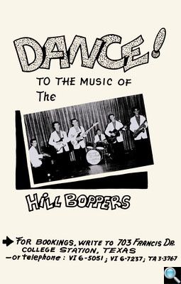 Promo poster for The Hill Boppers